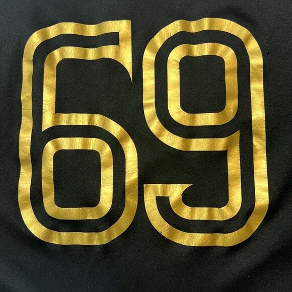 FSU DUF Long Sleeve Jersey Disc Store Black Gold #69 Medium Florida State - Picture 7 of 9